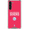 NBA Philadelphia 76ers Standard - Red Galaxy S24 FE Clear Case