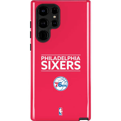 NBA Philadelphia 76ers Standard - Red Galaxy S25 Ultra Impact Case