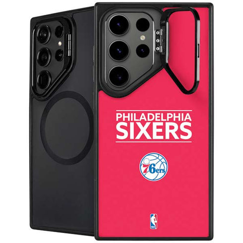 NBA Philadelphia 76ers Standard - Red Galaxy S25 Ultra Kickstand Case