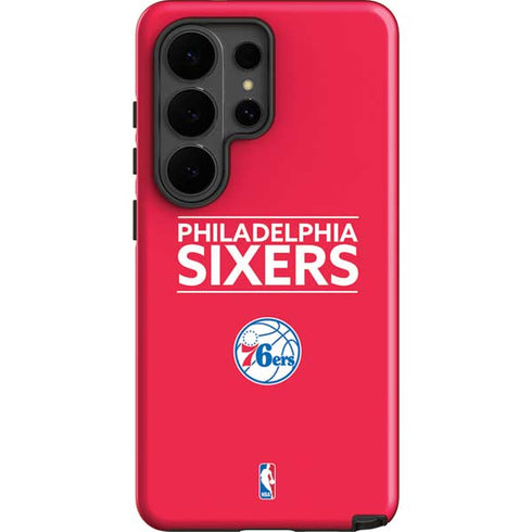 NBA Philadelphia 76ers Standard - Red Galaxy S26 Ultra Impact Case
