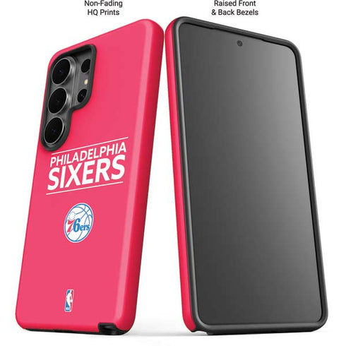 NBA Philadelphia 76ers Standard - Red Galaxy S26 Ultra Impact Case