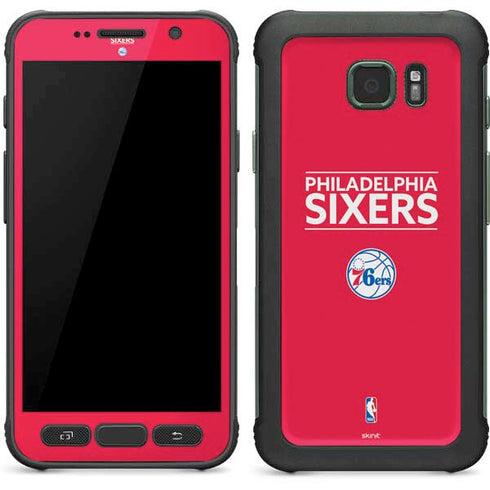 NBA Philadelphia 76ers Standard - Red Galaxy S7 Active Skin
