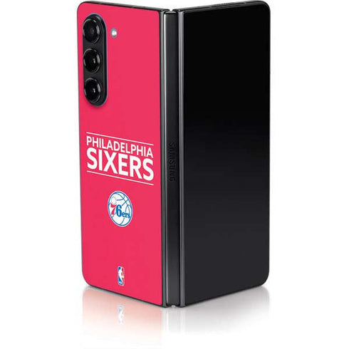 NBA Philadelphia 76ers Standard - Red Galaxy Z Fold5 5G Skin