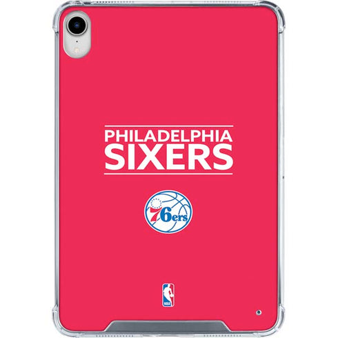 NBA Philadelphia 76ers Standard - Red iPad 11th Gen (2025) Clear Case