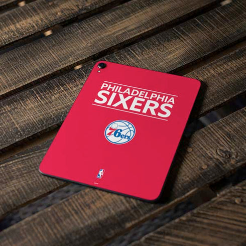 NBA Philadelphia 76ers Standard - Red Apple iPad Pro Skin