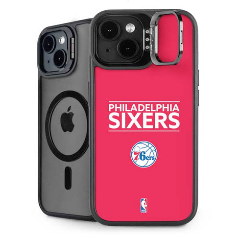 NBA Philadelphia 76ers Standard - Red iPhone 14 Plus Kickstand Case