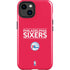 NBA Philadelphia 76ers Standard - Red iPhone 15 Impact Case