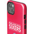 NBA Philadelphia 76ers Standard - Red iPhone 15 Impact Case