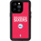 NBA Philadelphia 76ers Standard - Red iPhone 15 Pro Waterproof Case