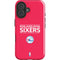 NBA Philadelphia 76ers Standard - Red iPhone 16 Impact Case