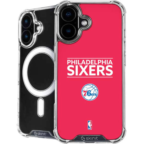 NBA Philadelphia 76ers Standard - Red iPhone 16 MagSafe Case