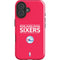 NBA Philadelphia 76ers Standard - Red iPhone 16 Plus Impact Case