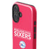 NBA Philadelphia 76ers Standard - Red iPhone 16 Plus Impact Case