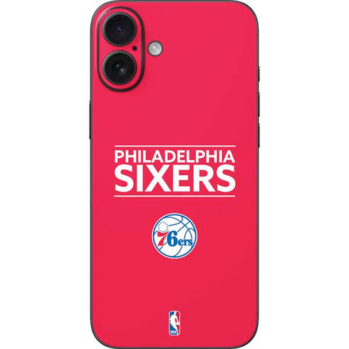 NBA Philadelphia 76ers Standard - Red iPhone 16 Plus Skin