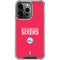 NBA Philadelphia 76ers Standard - Red iPhone 16 Pro Clear Case