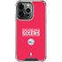 NBA Philadelphia 76ers Standard - Red iPhone 16 Pro Clear Case
