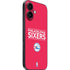 NBA Philadelphia 76ers Standard - Red iPhone 16 Skin