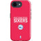 NBA Philadelphia 76ers Standard - Red iPhone 16e Impact Case