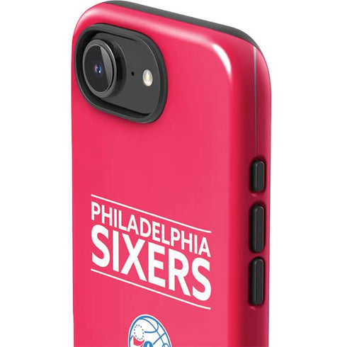 NBA Philadelphia 76ers Standard - Red iPhone 16e Impact Case