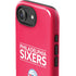 NBA Philadelphia 76ers Standard - Red iPhone 16e Impact Case