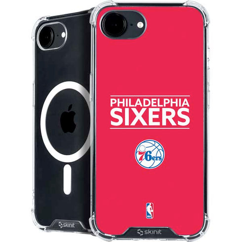 NBA Philadelphia 76ers Standard - Red iPhone 16e MagSafe Case