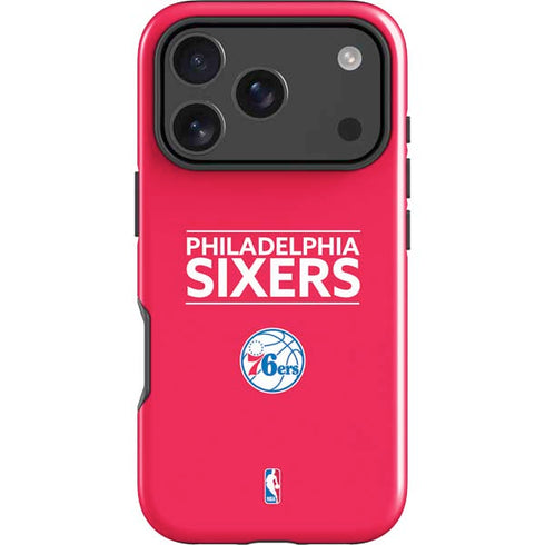 NBA Philadelphia 76ers Standard - Red iPhone 18 Pro Impact Case