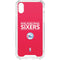 NBA Philadelphia 76ers Standard - Red iPhone XS Clear Case