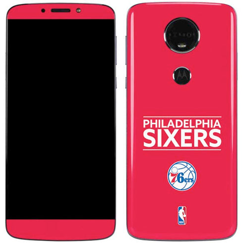 NBA Philadelphia 76ers Standard - Red Moto E5 Plus Skin