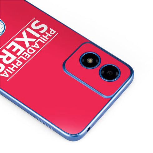 NBA Philadelphia 76ers Standard - Red Moto G Play 4G (2024) Skin