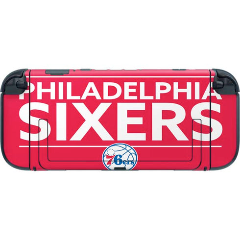 NBA Philadelphia 76ers Standard - Red Nintendo Switch 2 (2025) with Joy-Con Skin