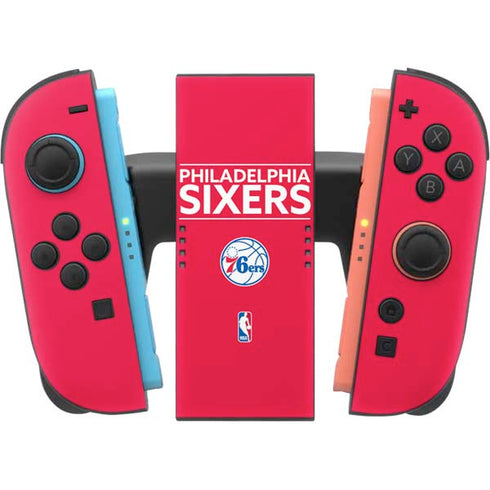 NBA Philadelphia 76ers Standard - Red Nintendo Switch 2 (2025) Joy-Con Controller Skin