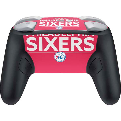 NBA Philadelphia 76ers Standard - Red Nintendo Switch 2 (2025) Pro Controller Skin