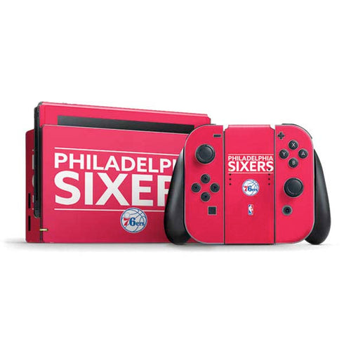 NBA Philadelphia 76ers Standard - Red Nintendo Skins