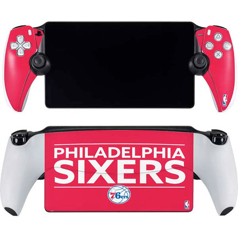 NBA Philadelphia 76ers Standard - Red PlayStation Portal Remote Player Skin