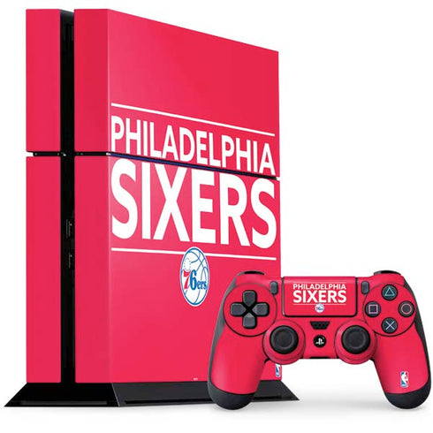 NBA Philadelphia 76ers Standard - Red PlayStation PS4 Skins