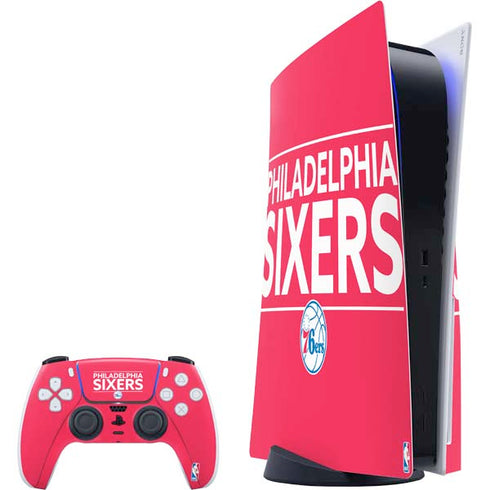 NBA Philadelphia 76ers Standard - Red PlayStation PS5 Skins