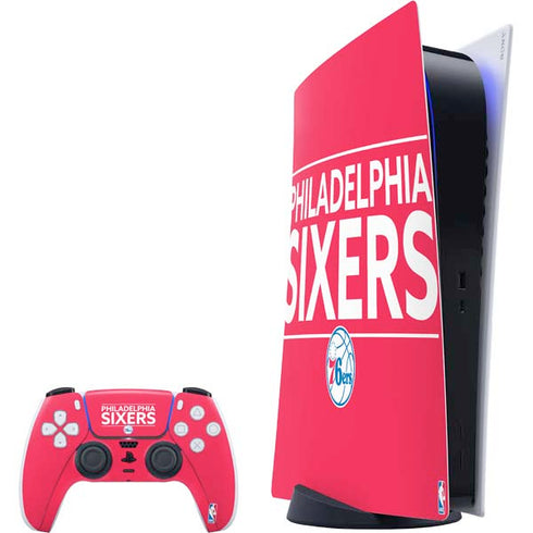 NBA Philadelphia 76ers Standard - Red PlayStation PS5 Skins
