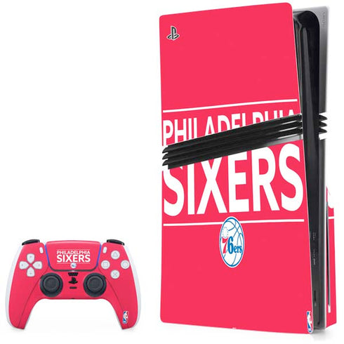 NBA Philadelphia 76ers Standard - Red PlayStation PS5 Skins