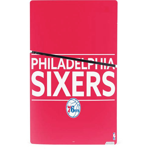 NBA Philadelphia 76ers Standard - Red PS5 Slim Digital Edition Console Skin