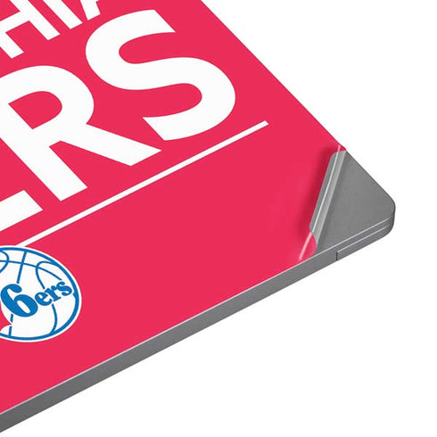 NBA Philadelphia 76ers Standard - Red Laptop Skins