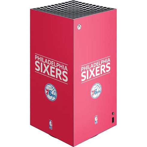 NBA Philadelphia 76ers Standard - Red XBox Series X Digital Edition Console Skin