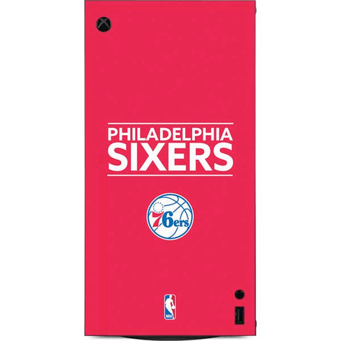 NBA Philadelphia 76ers Standard - Red XBox Series X Digital Edition Console Skin