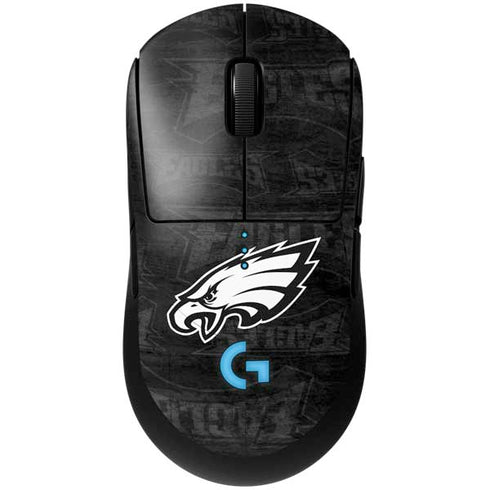 NFL Philadelphia Eagles Black & White G Pro Wireless Gaming Mouse Skin