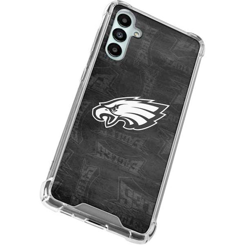 NFL Philadelphia Eagles Black & White Gabb Phone 4 Clear Case