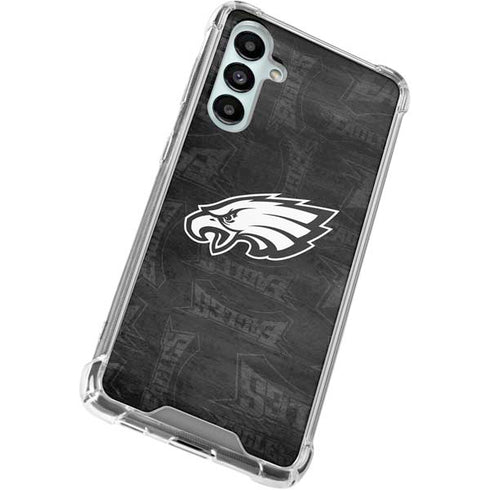 NFL Philadelphia Eagles Black & White Galaxy A16 5G Clear Case