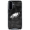NFL Philadelphia Eagles Black & White Galaxy A36 5G Clear Case
