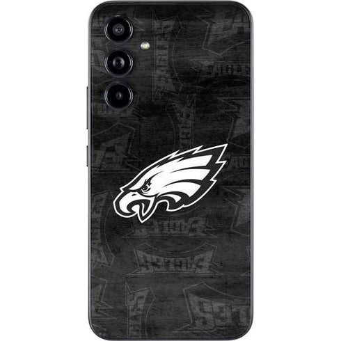 NFL Philadelphia Eagles Black & White Galaxy A54 5G Skin