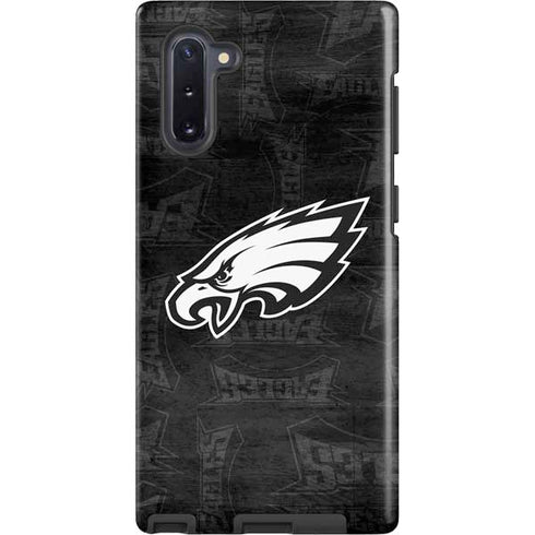 NFL Philadelphia Eagles Black & White Galaxy Cases