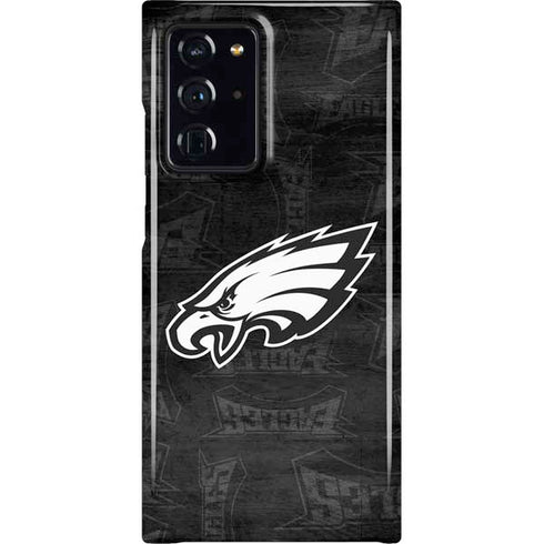 NFL Philadelphia Eagles Black & White Galaxy Cases
