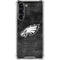 NFL Philadelphia Eagles Black & White Galaxy S24 FE Clear Case